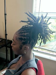 Faux Locs Colored, Pretty Dreads, Natural Dreads, Pretty Braids, Loc Hairstyles, Dreadlock Hairstyles