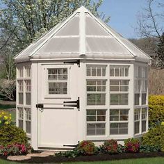 8 x 8 Octagon Greenhouse Kit-Front View Octagon Greenhouse, Hexagon Gazebo, Cheap Greenhouse, Conservatory Greenhouse, Best Greenhouse, Sunroom Addition, Build A Playhouse, Greenhouse Shed, Indoor Greenhouse