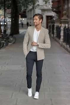 Jacket + pant trouser by a-plusfashionhome - Men's Blazers - Afrikrea Smart Casual For Men, Casual For Men, Smart Casual Dress Code, Smart Casual Menswear, Smart Casual Dress