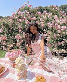 Summer Tea Party Outfit, Hair Stretching, Study 2023, September Vibes, Cottage Princess, Femininity Aesthetic, Soft Bear, Soft Girl Era, Black Princess