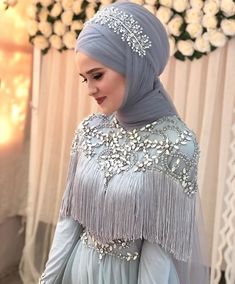 Wedding Abaya, Stile Hijab, Hijab Bride