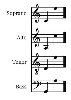 an image of music notes with the words'sommaro alto tenor bass '