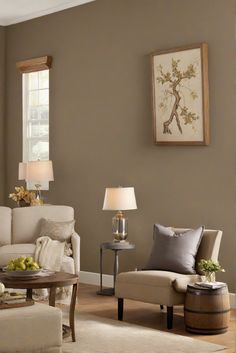 living room decor,home decor ideas,interior decorating,interior design ideas Color Living Room Walls, Color Living Room, Paint Guide, Flip House, Mahogany Cabinets, Repose Gray, Room Walls, Oak Barrel, Paint Colours