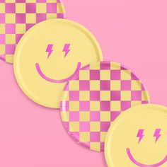 Preppy Party Plates - Ellie and Piper Pink Foil, Sweet Snacks Recipes, Large Plates, Birthday Party Food, Metallic Pink, Party Plates, Party Girls, Paper Plates