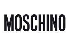 the moschino logo on a white background