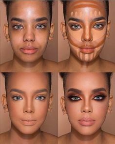 Facial Shapes, Contouring For Beginners, Best Contouring Products, Drag Make-up, Gene False, Make Up Tutorials, Makeup 101, Slimmer Face, Nose Contouring