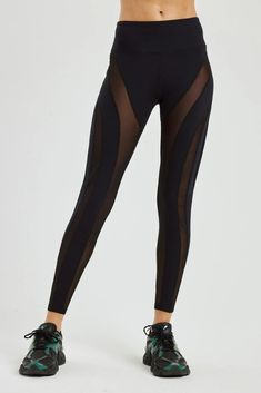 Understated is overrated. Turn heads in these meshpaneled leggings that are more than just for show - Year of Ours Mesh Sportswear For Pilates, Sportswear Mesh Activewear For Pilates, Breathable Nylon Leggings For Yoga, Mesh Tights For Training In Athleisure Style, Sporty Mesh Activewear For Pilates, Sporty Moisture-wicking Mesh Leggings, Compressive Mesh Back Leggings For Pilates, Athleisure Tights With Mesh Back, Sporty Mesh Tights For Training