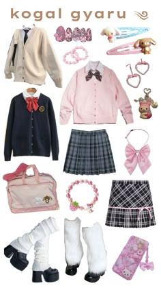 Kogal Gyaru Outfit, Kogal Fashion, Kogal Gyaru, Gyaru Aesthetic, Gyaru Style, Gyaru Makeup, Gyaru Fashion