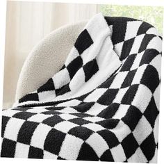 #ad Great Shopping  Super Soft Knit Throw Blanket - Warm Throw (50 x 60 ) 01 - Checkered Black, Bedding Dark Blue Blanket, Black And White Blanket, Checkered Black And White, Yarn Blanket, Feather Yarn, White Throw Blanket, Afghan Throw Blanket, Blanket For Couch, Knit Throw