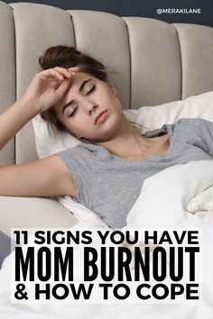 11 Signs You Have Mom Burnout & Tips to Cope | Whether you're a working mom, stay at home mom, homeschool mom, or something in between, burnout is something you are probably familiar with. Unlike regular tiredness, which can be fixed with rest and sleep, burnout feels like a never-ending spiral of stress and depletion caused by chronic sleep deprivation, lack of support, and the nonstop mental load of managing everything for everyone. Mom burnout is real - click for recovery tips & strategies!