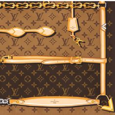 LOUIS VUITTON® - Monogram Confidential Square - Brown Monogrammed Scarf, Louis Vuitton Official Website, Pink Monogram, Monogram Pattern, Louis Vuitton Official, Timeless Handbag, Brown Bags, Silk Twill, Designer Style