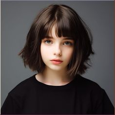 Unleash your style with captivating short haircuts for girls! Discover trendy and chic options that redefine your look and boost your confidence. Bob Length, Elegant Short Hair, Haircuts For Girls, Bob Haircut For Girls, Chic Short Hair, Stylish Short Hair, Girls Short Haircuts, Bob Haircut With Bangs, Trendy Short Haircuts