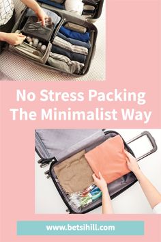 Say goodbye to the stress of packing and hello to a minimalist approach that will transform your travel experience. 🌟 Learn how to declutter your life and streamline your packing routine. Trust us, it's easier than you think. Follow for more packing tips! 👉 Minimalist Packing, Trip Packing, Packing Essentials, Road Trip Packing, How To Declutter, Declutter Your Life