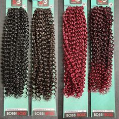 Bobbi Boss Crochet Hair - Brazilian Water Wave 18" (aka Water Curl 18") Premium Fiber Braid Soft & Light Full Volume Natural Texture Excellent Hot Water Setting Color Shown: T1B/BUG Bobbi Boss Crochet Hair, Brazilian Water Wave, Full Volume, Crochet Hair, Water Waves, Crochet Braids, Crochet Hair Styles, Soft Light, Natural Texture