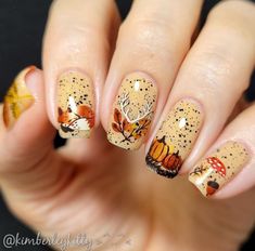 25 Cozy and Festive Thanksgiving Nails Fingernail Art, Makeup Nails Designs, Copper Glitter, May Nails, Elegant Nail Designs, Sweater Nails, Glam And Glitter, Thanksgiving Nails, Holiday Sparkle