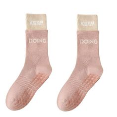 Description: Wearing this sock can perfectly fit your feet and anti-skid because it is designed with elastic material and non-slip particles at the bottom, which is comfortable when doing yoga. With breathable and elastic feature, they are comfortable for you to wear and will not easily to deform. It is constructed of polyester material. This product has just one size. The women's exercise socks are ideal for yoga, dance. Acting as a barrier between your feet and the grimy floor. A brilliant solution for pregnancy, elderly care, and other occasions where you need non-slip footwear. Item Name: Socks Material: Polyester Style: Sports Gender: Women Features: Breathable, Anti-skid Bottom, Contrast Color Size Details: Size: One Size Socks Length: 35cm/13.78" (Approx.) Suitable Shoes Size: 36-41 Sports Socks Women, Socks Gym, Ballet Socks, Pilates Socks, Pilates Barre, Non Slip Socks, Yoga Socks, Barre Workout, Yoga Dance