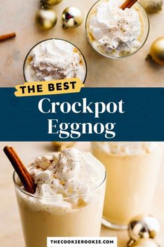 the best crockpot eggnog recipe