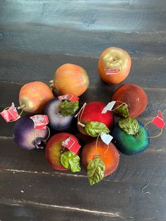 there are many different types of fruit on the table