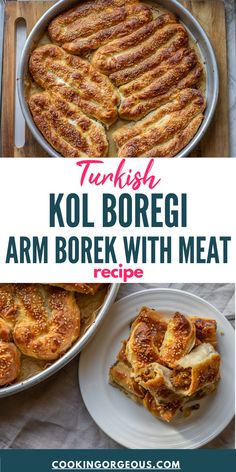 A delicious Turkish savoury pastry filled with a mixture of ground meat, onions, and spices. Turkish Food Traditional, Borek Recipe, Savoury Pastry, Brunch Ideas For A Crowd, Make Ahead Brunch Recipes, Cheap Breakfast, Homemade Naan Bread, Great Dinner Recipes, Fun Dinner