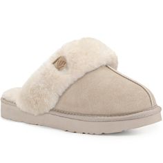 PRICES MAY VARY. COZY & WARM：Slip into these fuzzy slippers with a wool-like faux fur lining and ultra-soft coral fleece. The breathable suede exterior and plush collar will keep your feet warm and comfortable all day long. SUPERIOR CUSHIONING：These slippers have a thick, premium memory foam footbed that moulds to the shape of your foot, giving you the sensation of walking on a soft pillow while providing excellent support and relaxation for your feet. INDOOR & OUTDOOR FRIENDLY：These slippers ar Fleece Slippers, Outdoor House, Soft Coral, Soft Pillow, Fuzzy Slippers, Soft Corals, House Shoes, Soft Pillows, House Slippers