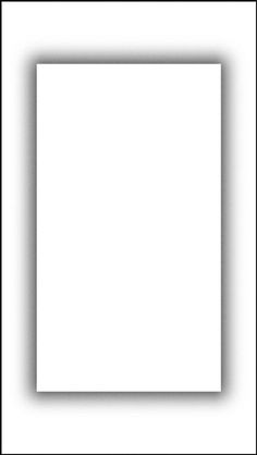 a white square with a black border around it