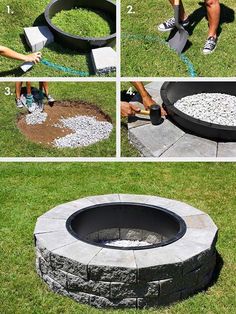 how to build an outdoor fire pit