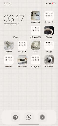 an iphone screen showing the keyboard and buttons for different types of devices, including one that is