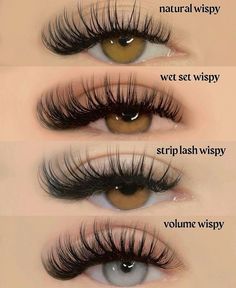 How to tell your lash sets apart||lash sets to book appointments on Wet Set Lash Extensions Asian, Fake Lashes Types, Lash Extensions Types, Eyelash Maps, Eye Lash Style, Lashes Ideas, Eye Lash Design, Beginner Makeup Kit