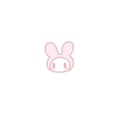 an image of a bunny face on a white background