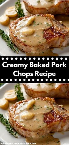 Baked Smothered Pork Chops In Oven, Smothered Baked Pork Chops, Pork Chops Smothered, Tender Pork Chops, Smothered Pork, Seared Pork Chops, Smothered Pork Chops, Chop Recipes