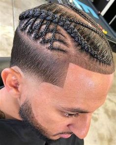 Cornrow Hairstyles White, Braids For Men, Easy Braid Styles, Braids With Fade, Braids Step By Step, Braid Styles For Men, Boy Braids Hairstyles, Easy Mens Hairstyles, Braided Dreadlocks