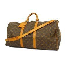 Used Louis Vuitton Boston Bag Monogram Keepall Bandouliere 55 M41414 Brown Men's Women's (Sku: Gzl13glg) === General === Brand : Louis Vuitton === Design === Type : Boston Bag Color : Brown Hardware Color : Gold Gender : Men,Women === Included Items === Accessories : Name Tag, Shoulder Strap Accessories Notice : Before Purchasing, Please Refer To The Images Of The Accessories Included With The Item. === Condition === Condition : Used (Good) Ranking : Rank Ab Used - Traces Of Usage, Scratches / D Used Louis Vuitton, Boston Bag, Name Tag, Louis Vuitton Bag, Luxury Branding, Shoulder Strap, Bag Lady, Louis Vuitton, Monogram