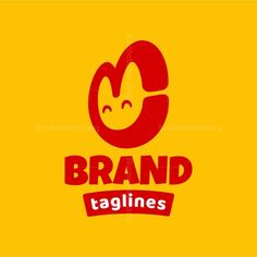 the logo for brand taglines, which is designed to look like an elephant's head