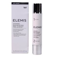 The Dynamic Resurfacing Dual Phase Peel & Reset Treatment From Elemis Is A Clinically Proven Resurfacing Peel That Instantly Improves Radiance, Texture And Clarity While Supporting Skin With Nourishing Hydration. *Sheds The Surface Layers Of The Skin And Accelerates Natural Cell Renewal In 14 Days *Improves The Look Of Discoloration, Visible Pores And Age Spots Without Leaving The Skin Feeling Dry Or Irritated. *The Phase 1 Peel Is A Powerful Formula That Resurfaces, Rejuvenates And Improves Lum Weekly Skincare, Elemis Skincare, Phase 2, Age Spots, Skin Care Treatments, Skin Care Women, Skin Care Essentials, Smooth Skin, Size 2