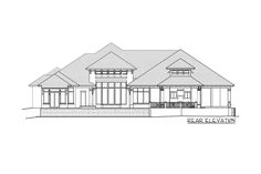 this is the front elevation of these house plans