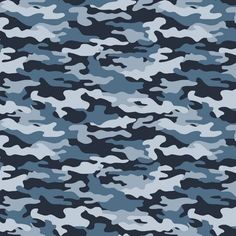 a blue and white camouflage print background