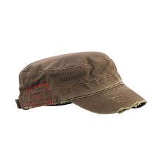 PRICES MAY VARY. Faded and Frayed Brim Adjustable Hook and Loop Closure Distressed Washed Cadet Army Cap Mens Accessories Vintage, Hats For Big Heads, Cadet Hat, Army Cap, Flat Hats, High Fashion Outfits, Cap Mens, Sun Hats For Women, Flat Cap