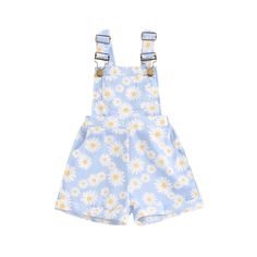 PRICES MAY VARY. MATERIAL: The girl clothes is made of soft cotton blend, skin-friendly, breathability, stretchy, comfortably for every activities to wear, toddler baby girl overalls is suitable for daily to wear DESIGN: Toddler baby girl daisy/sunflower print overalls jumpsuit romper suspender shorts with big pocket,button straps are easy to pull on and take off, cute baby girl clothes,toddler baby girl summer clothes, will make your little girl more cute and sweet Size: The toddler girl overal Woman Costumes, Suspender Shorts, Toddler Girl Summer, Casual Summer Wear, Girls Overalls, Summer Baby Clothes