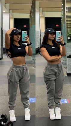 Gym Aesthetic Outfits, Gym Aesthetic, Tomboy Style Outfits, Swaggy Outfits, Baddie Outfits Casual, Fashion Streetwear, Cute Simple Outfits