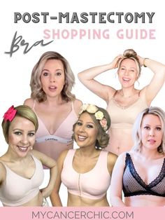 Mastectomy bras shopping guide - Choosing post mastectomy bras can seem overwhelming. These guidelines will help you find the right fit and feel confident in your new bras. mastectomy, breast cancer, bras, mastectomy bras Mastectomy Bras Products, After Mastectomy Recovery, Implants After Mastectomy, Masectomy Bra, Double Mastectomy Reconstruction, Mastectomy Party, Post Mastectomy Clothing, Post Mastectomy Fashion, Mastectomy Reconstruction