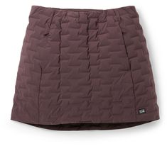 Wear it over tights on chilly hikes or while resting between routes on cold days at the crag. However you style it  the Mountain Hardwear Stretchdown skirt is made to keep you cozy. Warm Skirts, Mountain Hardwear, Rei Co-op, Cold Day, Wear It, Blackberry, The Mountain, Dress Skirt, Womens Skirt