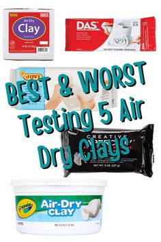 the best and worst testing 5 air dry clays