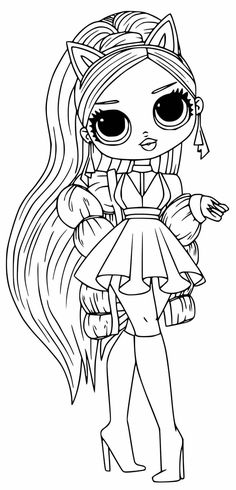 50+ Desenhos da Boneca LOL para colorir - Como fazer em casa desenhos infantis Doodle Family, Lol Drawing, Tumblr Coloring Pages, Monster Truck Coloring Pages, Baby Coloring Pages, Lol Omg, Doll Drawing, Unicorn Drawing, Barbie Coloring