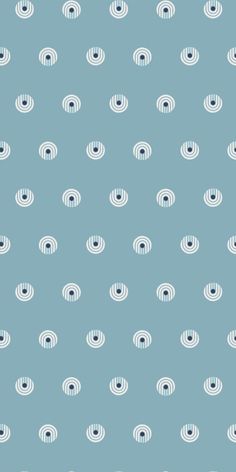 a blue background with white circles on it