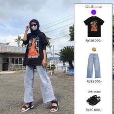 Ootd Jeans Kulot Hijab, Ootd Hijab Casual Jeans Kulot, Outfit Kulot Jeans, Kulot Jeans Outfit, Ootd Kulot Jeans, Ootd Hijab Casual Jeans, Outfit Celana Kulot, Jeans Outfit Hijab, Hijab Jeans