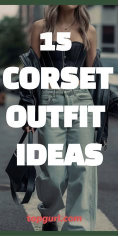 Outfits With A Corset Top, Corset Rock Outfit, How To Wear A Corset Top, Corset Outfit Ideas With Skirt, Everyday Corset Outfit, Corset With Tshirt Outfit, Styling A Corset Top, How To Wear A Corset, Corset Top Outfit Skirt