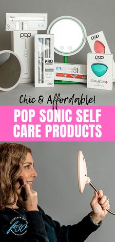 Pop Sonic high quality skincare and oral care products are affordable and so well designed! See all my favorite Pop Sonic self care products. #shoppopsonic #oralcare #skincare #selfcare #beauty Oral Care Products, Skincare Selfcare, Hygiene Care, Sonic Toothbrush, Gum Care, Favorite Skincare Products