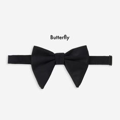 Classic, timeless and perfect for any formal evening. Choose our black satin bow tie and introduce yourself as Bond, James Bond. | Men's Tie Bar: Solid Satin Bow Tie - Self-Tie/-/Slim, In Black, Silk Pre-tied Satin Bow For Black Tie Events, Classic Adjustable Bow Ties, Pre-tied Bow Tie Back For Party, Fitted Pre-tied Bow For Party, Classic Adjustable Solid Color Bow, Classic Adjustable Solid Bow, Solid Black Tie Bow With Ties, Classic Black Tie Event Bow Tie, Black Bow Tie With Butterfly Knot For Business