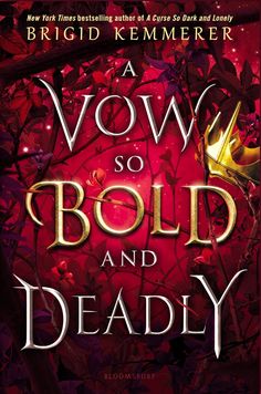 a book cover for a novel with an image of the title in gold and red