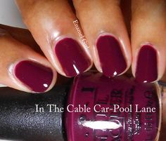 Fall Nail Colors Opi, Opi Fall, Opi Nail Colors, Opi Nail Polish, Great Nails, Hair Skin Nails, Cable Car, Fall Nail Colors, Opi Nails